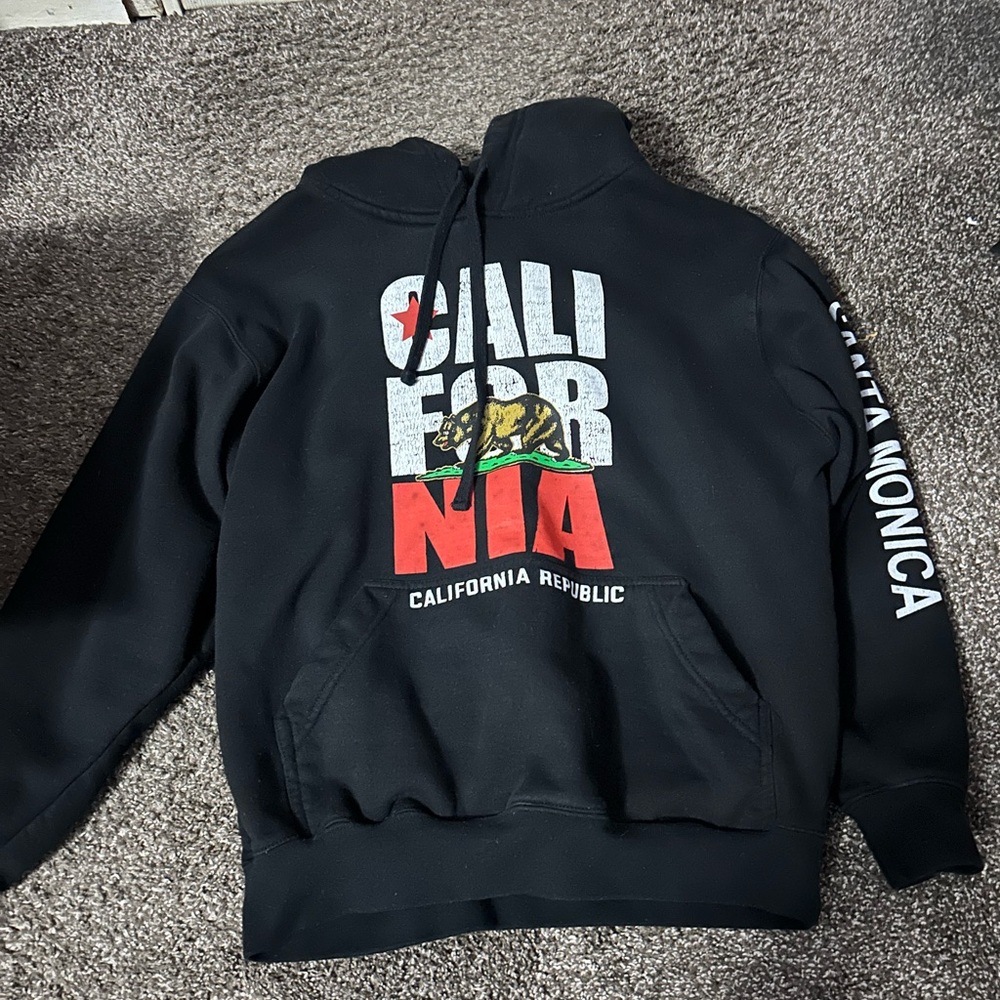 California Republic Black Hoodie